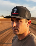 SKULL GANGSTER BLACK FLAT BILL