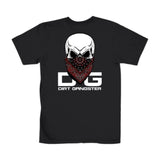 SKULL BLACK BANDANA GANGSTER TEE