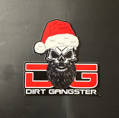 Santa Bearded DG Sticker