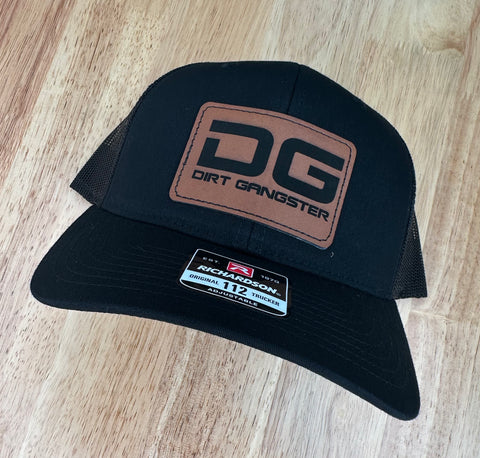 DG Brown Leather Patch Hat