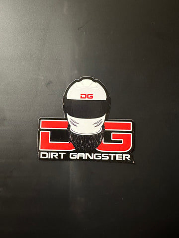 Helmet Bearded DG Sticker – Dirt Gangster Apparel