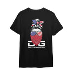 FEMALE RED, WHITE, & BLUE DG SKULL