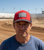 DG FLAG PATCH FITTED RED