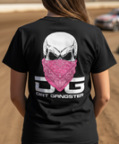 SKULL PINK BANDANA GANGSTER TEE