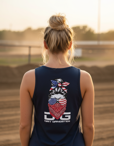AMERICAN LADY SKULL TANK TOP