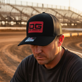 DG Red Leather Patch Hat